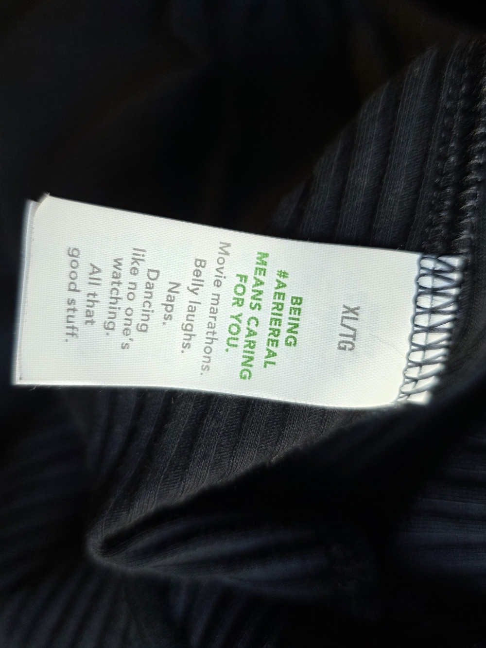Aerie Ribbed Tie Front Bodysuit – NWT – XL - Picture 4 of 5